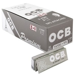 Ocb Premium 1 1/4 Size Rolling Paper+Tips