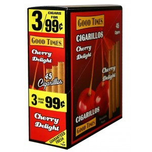 Good Times Cigarillos Cherry Delight 45 Cigars (3 For .99)