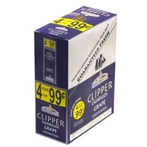 Clipper Cigarillos 4 For $1.39 Grape