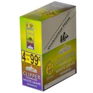 Clipper Cigarillos 4 For $1.39 White Grape