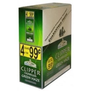 Clipper Cigarillos 4 For $1.39 Green Haze