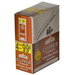 Clipper Cigarillos 4 For $1.39 Natural Buzz