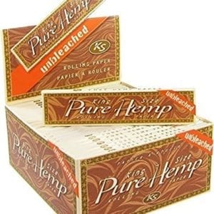 Pure Hemp Rolling Paper King Size Unbleached 50 Ct