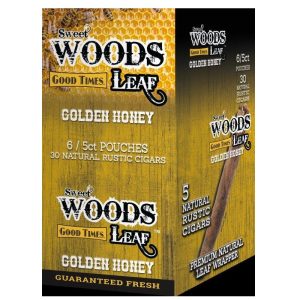 Sweet Woods Leaf Golden Honey 6 / 5CT