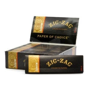 Zig Zag King Size Cigarettes Paper (Black)