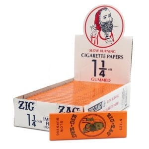 Zig Zag 1 1/4 Size French Orange Cigarette Paper